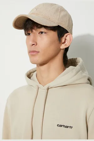 Carhartt Czapka z daszkiem bawełniana Harlem Cap kolor gładka I026890.G1XX