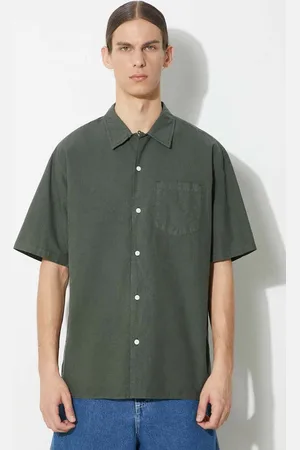 Norse projects Koszula Carsten Cotton Tencel męska kolor regular z kołnierzykiem klasycznym N40.0579.8022