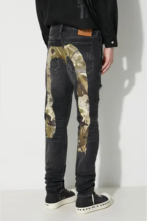 Evisu Jeansy Camuflage Brushstroke Daicock męskie 2EAHTM3JE890317CS