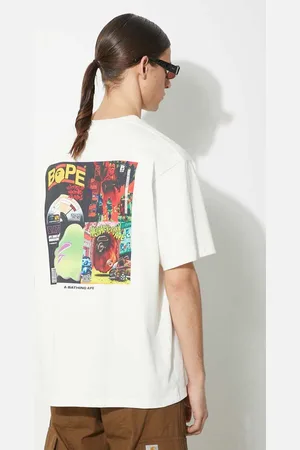 A Bathing Ape T-shirt bawełniany Bape Album Monogram Tee męski kolor z nadrukiem 1J80109051