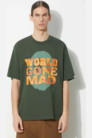 A Bathing Ape T-shirt bawełniany Bape Wgm Tee męski kolor z nadrukiem 1J80109062