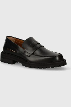 COMMON PROJECTS Mokasyny skórzane Loafer with Tread Sole męskie kolor 2420