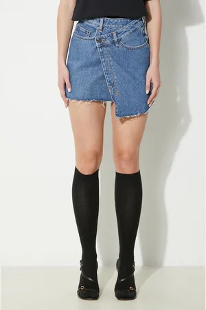 KSUBI Spódnica jeansowa Rap Skirt Heritage kolor mini rozkloszowana WCO23SK001
