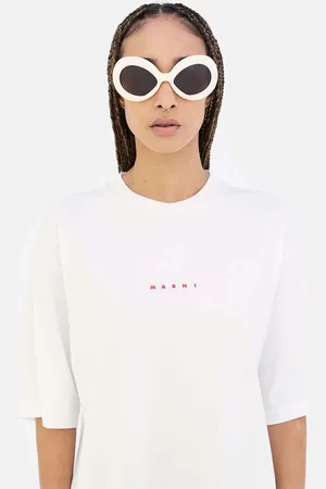 Marni Okulary przeciwsłoneczne Lake Of Fire damskie kolor EYMRN00068 002 71D