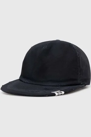 Maison Mihara Yasuhiro Czapka z daszkiem bawełniana Damege Processing Textile Cap kolor gładka A12AC402