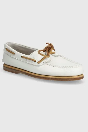 Timberland Mokasyny skórzane Classic Boat męskie kolor TB0A412XEM21