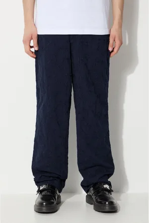 Corridor Spodnie bawełniane Floral Embroidered Trouser kolor proste TR0076