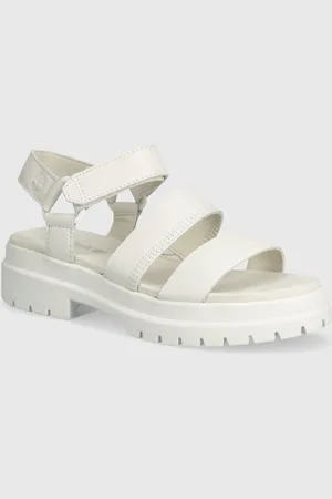 Timberland Sandały skórzane London Vibe damskie kolor na platformie TB0A629REM21
