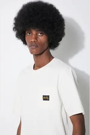 Stan Ray T-shirt bawełniany Patch Pocket męski kolor gładki SS2400304