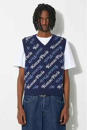 Kenzo Kamizelka z domieszką wełny by Verdy Vest kolor FE55PU4583CB.77