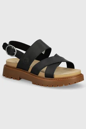Timberland Sandały skórzane Clairemont Way damskie kolor TB0A61TRW021
