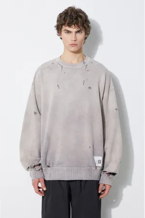 Maison Mihara Yasuhiro Bluza bawełniana Sun Faded męska kolor wzorzysta A12PO542