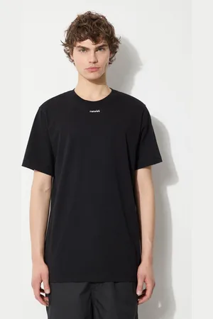 Maharishi T-shirt bawełniany Micro męski kolor gładki 1307.BLACK