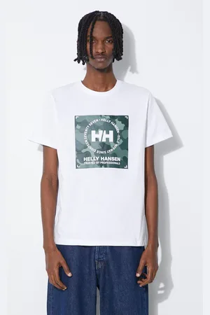 Helly Hansen T-shirt bawełniany kolor wzorzysty