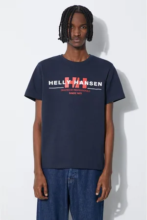 Helly Hansen T-shirt bawełniany kolor wzorzysty