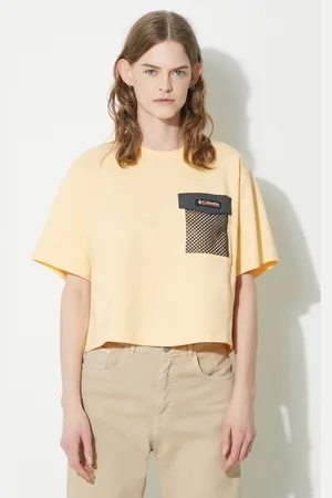 Columbia T-shirt bawełniany Painted Peak damski kolor 2074491