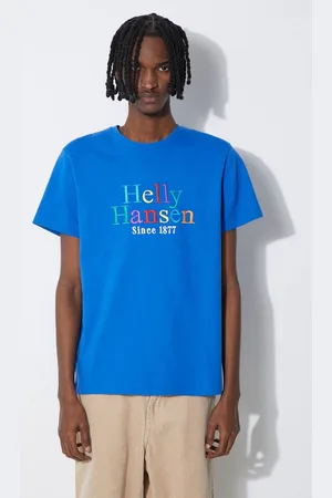 Helly Hansen T-shirt bawełniany kolor wzorzysty