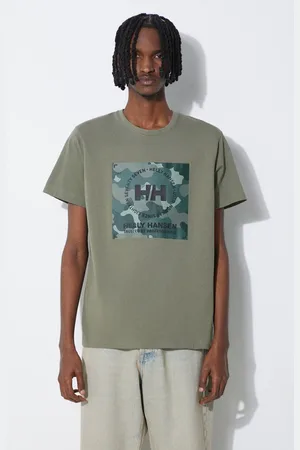 Helly Hansen T-shirt bawełniany kolor wzorzysty