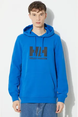 Helly Hansen Bluza bawełniana HH LOGO HOODIE męska kolor z kapturem z aplikacją 33977
