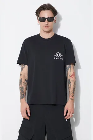 Neil Barrett T-shirt bawełniany Slim "I See You" męski kolor z nadrukiem MY70261A-Y529-524N