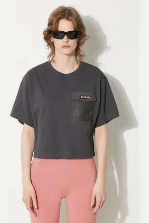 Columbia T-shirt bawełniany Painted Peak damski kolor 2074491