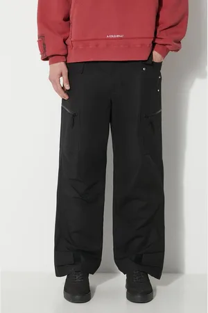 A-cold-wall* Spodnie bawełniane Static Zip Pant kolor w fasonie cargo ACWMB278C