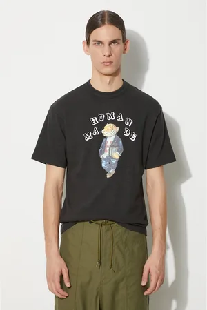 HUMAN MADE T-shirt bawełniany Graphic męski kolor z nadrukiem HM27TE015