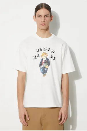 HUMAN MADE T-shirt bawełniany Graphic męski kolor z nadrukiem HM27TE015