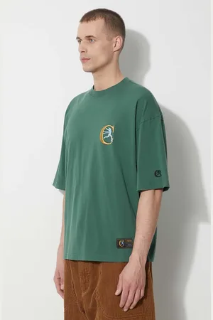 Champion T-shirt bawełniany męski kolor z aplikacją 219999
