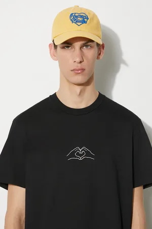 Neil Barrett T-shirt bawełniany Slim Heart Shape Print męski kolor z nadrukiem MY70262A-Y530-524N