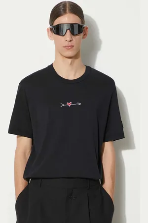 Neil Barrett T-shirt bawełniany Slim Cupid męski kolor z aplikacją MY70198A-Y525-495N