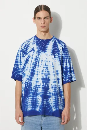 MARCELO BURLON T-shirt bawełniany Aop Soundwaves Over męski kolor gładki CMAA054S24JER0044501