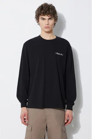 NEIGHBORHOOD Longsleeve bawełniany kolor gładki 241PCNH.LT03