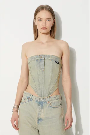 Vetements Top jeansowy kolor WE64TO100S