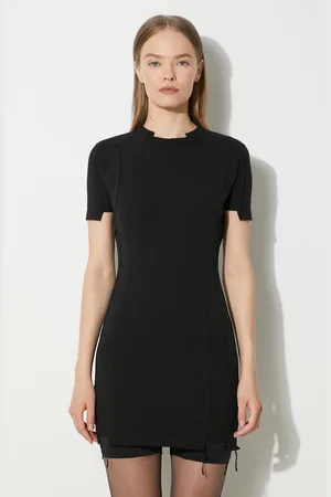 Vetements Sukienka Blackout Cut-Up Mini Dress kolor mini dopasowana WE64DR280B