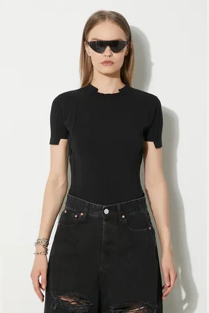 Vetements T-shirt Blackout Cut-Up Fitted T-Shirt damski kolor UE64TR100B