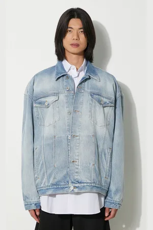 Vetements Kurtka jeansowa Logo Denim Jacket kolor przejściowa oversize UE64JA390N