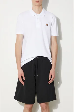 Maison Kitsuné Szorty bawełniane Bold Fox Head Patch Oversize Jog Shorts kolor MM01121KM0001