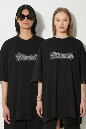 Vetements T-shirt bawełniany Bling Logo T-Shirt kolor z aplikacją UE64TR360B