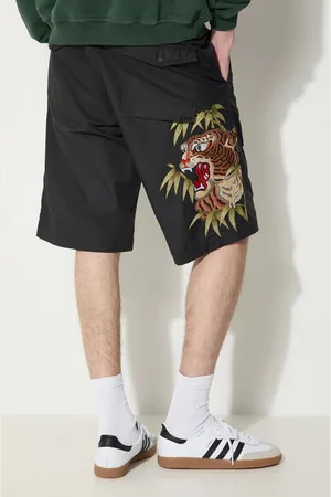 Maharishi Szorty Maha Tiger Loose Snoshorts męskie kolor 5099.BLACK