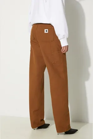 Carhartt Spodnie bawełniane Pierce Pant Straight kolor proste medium waist I032966.HZ02