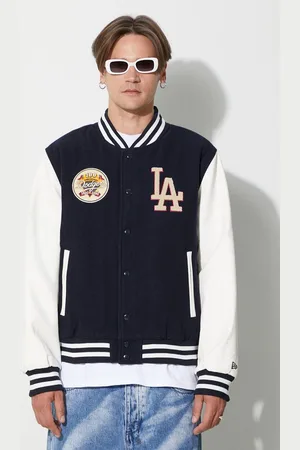 New Era Kurtka bomber z domieszką wełny kolor przejściowa LOS ANGELES DODGERS