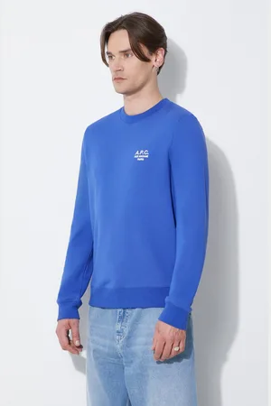A.P.C. Bluza bawełniana sweat rider męska kolor gładka COEZD-H27699