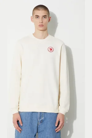 Fjällräven Bluza bawełniana 1960 Logo męska kolor gładka