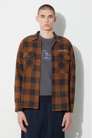 Universal Works Koszula bawełniana L/S UTILITY SHIRT męska kolor regular z kołnierzykiem klasycznym 29177