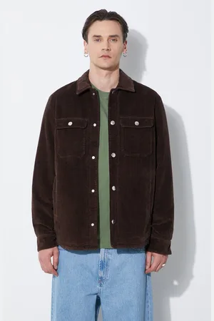 A.P.C. Kurtka sztruksowa Blouson Alex kolor przejściowa COGVV.H02625.CAE