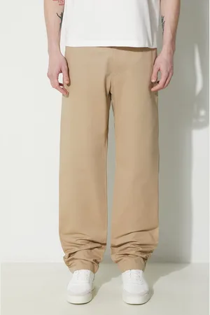 A.P.C. Spodnie bawełniane Pantalon Chuck kolor proste COGEW.H08408.BAA