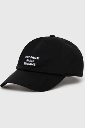 Drôle de Monsieur Czapka z daszkiem bawełniana La Casquette Slogan kolor z aplikacją PERM-CP151-CO138-BL