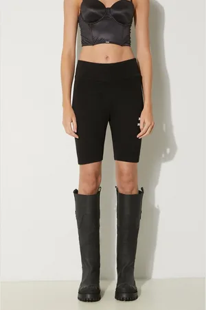 PUMA Szorty damskie kolor z nadrukiem high waist 530234-01