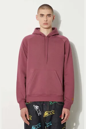 Carhartt Bluza Hooded Chase męska kolor z kapturem gładka I033661.2BBXX